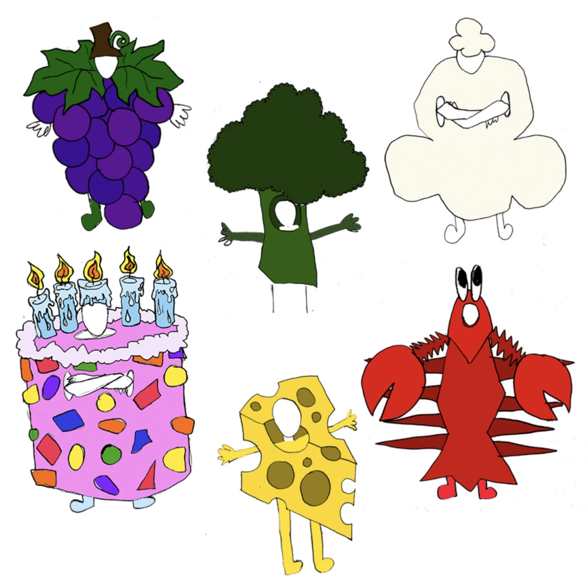 Costume Designs for Cake Pop 2 Album Cover 2021