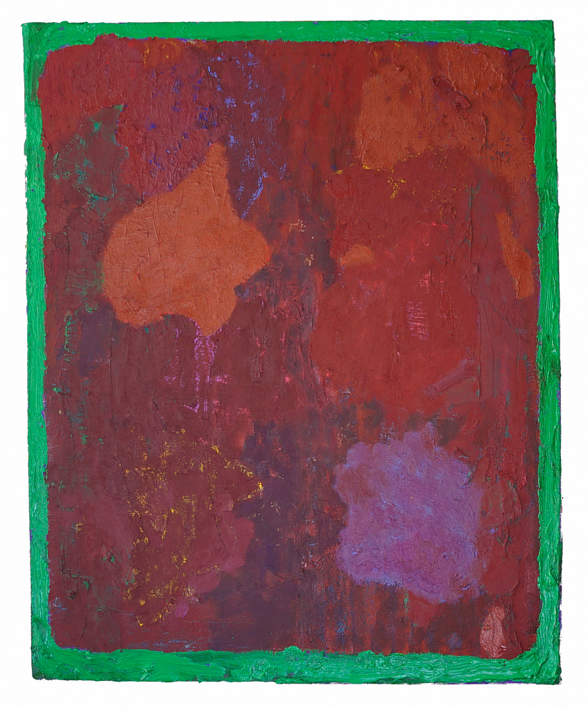 Brown with Green Border