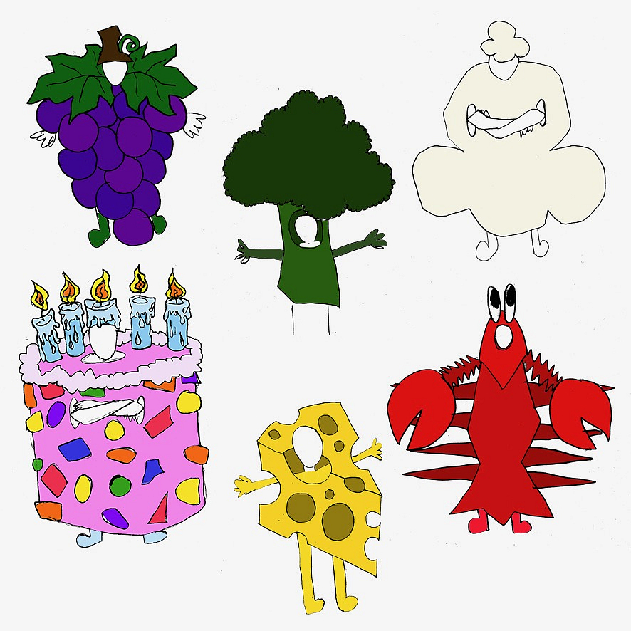 Costume Designs for Cake Pop!